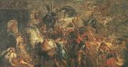 RUBENS, Pieter Pauwel Triumphal Entry of Henry IV into Paris oil painting artist